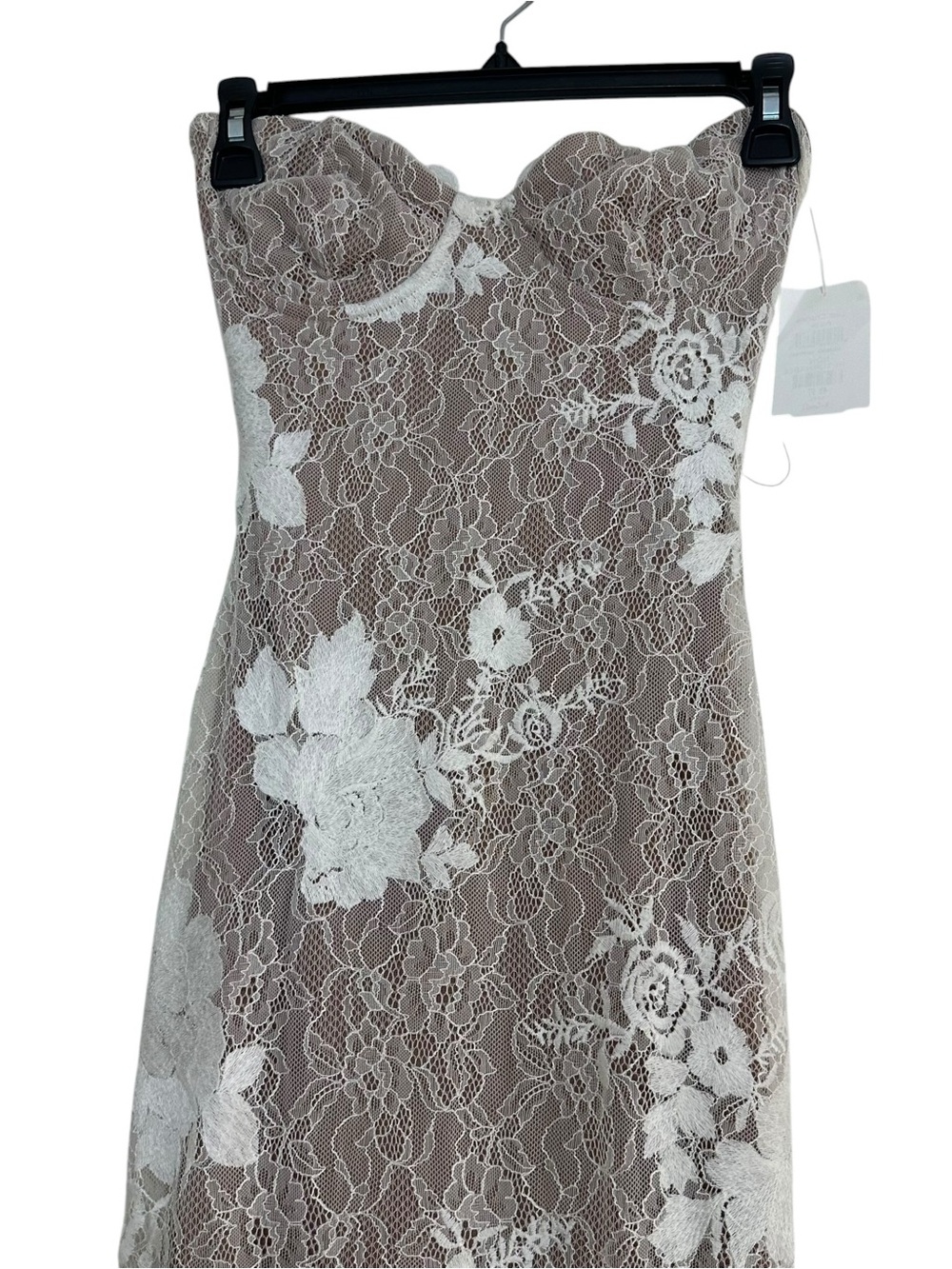 House of CB Lucienne Lace Corset Strapless Gown, XS - Picture 5 of 7